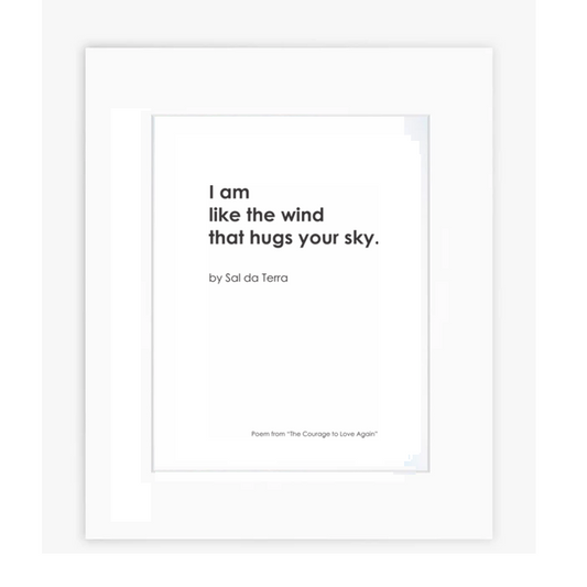 I am Like the Wind Art Print